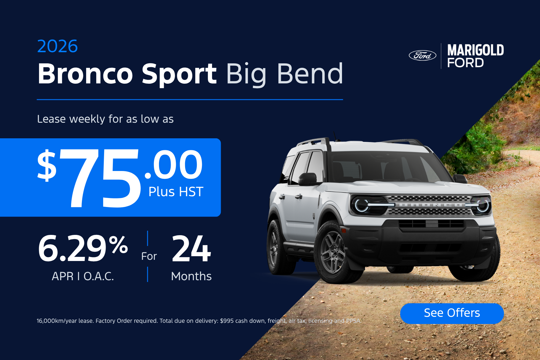 2026 Ford Bronco Sport Big Bend Whitby